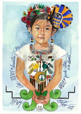 La Niña de la Madre Tierra por Sangre Indígena y Frida Larios